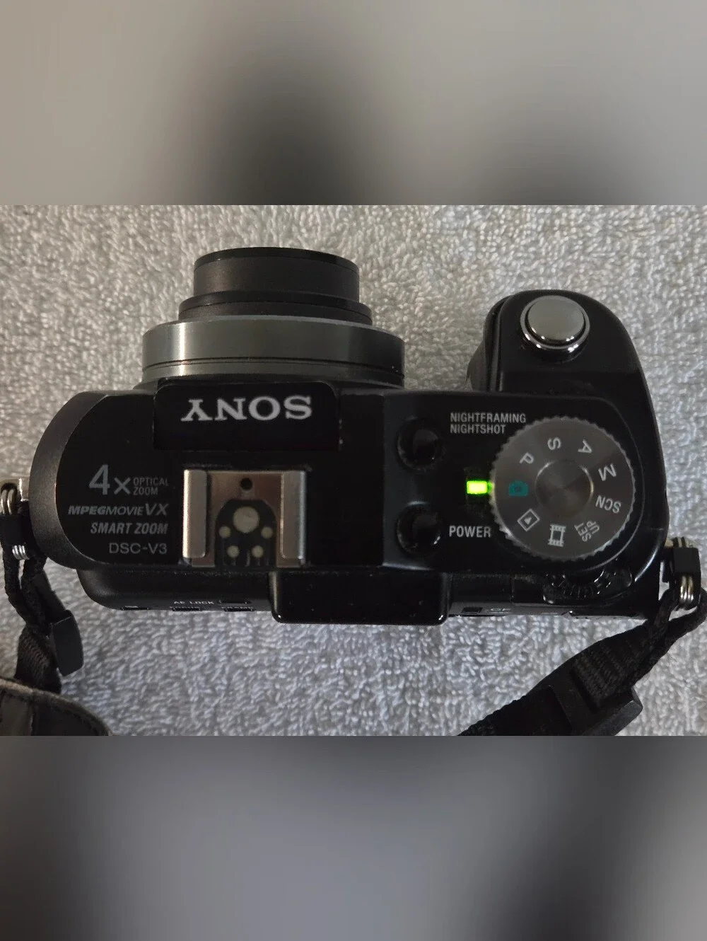Sony Cyber-Shot DSC-V3 7.2MP Digital Camera Black *TESTED & WORKING*